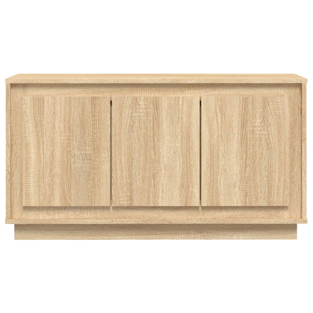 Dressoir 102x35x55 cm bewerkt hout sonoma eikenkleurig