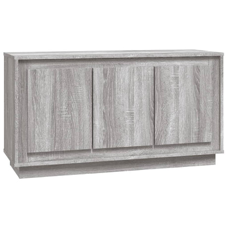 Dressoir 102x35x55 cm bewerkt hout grijs sonoma eikenkleurig