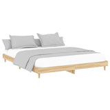 Bedframe zonder matras hout sonoma eikenkleurig 120x200 cm