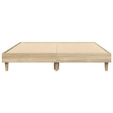 Bedframe zonder matras hout sonoma eikenkleurig 120x200 cm