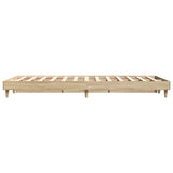 Bedframe zonder matras hout sonoma eikenkleurig 120x200 cm