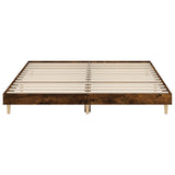 Bedframe zonder matras hout gerookt eikenkleurig 120x200 cm