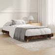 Bedframe zonder matras hout gerookt eikenkleurig 90x200 cm