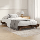 Bedframe zonder matras hout gerookt eikenkleurig 90x200 cm