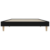 Bedframe bewerkt hout zwart 90x190 cm