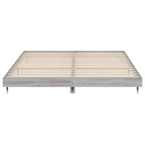 Bedframe bewerkt hout grijs sonoma eikenkleurig 200x200 cm