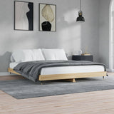 Bedframe zonder matras hout sonoma eikenkleurig 160x200 cm