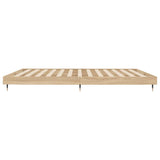 Bedframe zonder matras hout sonoma eikenkleurig 160x200 cm