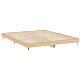 Bedframe zonder matras hout sonoma eikenkleurig 140x200 cm