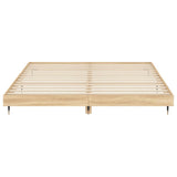 Bedframe zonder matras hout sonoma eikenkleurig 140x200 cm