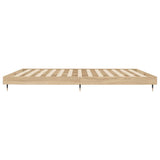 Bedframe zonder matras hout sonoma eikenkleurig 140x200 cm