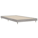 Bedframe bewerkt hout grijs sonoma eikenkleurig 90x200 cm