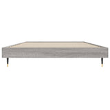 Bedframe bewerkt hout grijs sonoma eikenkleurig 90x200 cm