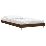 Bedframe zonder matras bewerkt hout bruin eikenkleur 90x190 cm