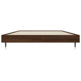 Bedframe zonder matras bewerkt hout bruin eikenkleur 90x190 cm