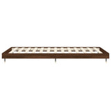 Bedframe zonder matras bewerkt hout bruin eikenkleur 90x190 cm