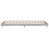 Bedframe bewerkt hout grijs sonoma eikenkleurig 75x190 cm
