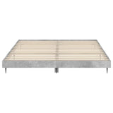 Bedframe bewerkt hout betongrijs 120x200 cm