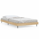 Bedframe zonder matras hout sonoma eikenkleurig 100x200 cm