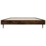 Bedframe zonder matras hout gerookt eikenkleurig 90x200 cm