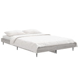 Bedframe bewerkt hout grijs sonoma eikenkleurig 120x190 cm
