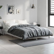 Bedframe bewerkt hout grijs sonoma eikenkleurig 120x190 cm