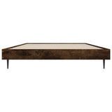 Bedframe zonder matras hout gerookt eikenkleurig 90x190 cm
