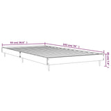 Bedframe zonder matras hout gerookt eikenkleurig 90x190 cm