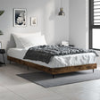 Bedframe zonder matras hout gerookt eikenkleurig 90x190 cm