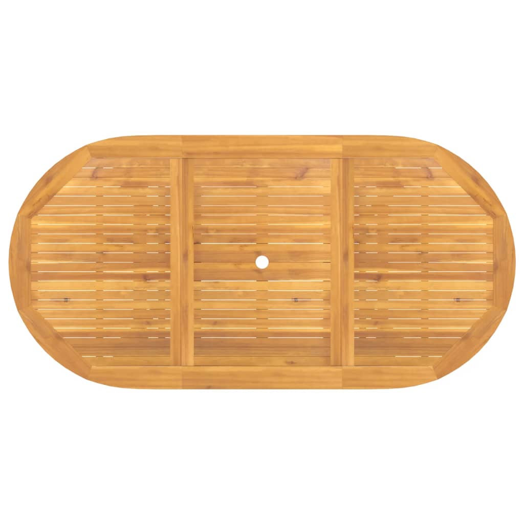 Tuintafel verlengbaar 110-160x80x75 cm massief teakhout - AllerleiShop