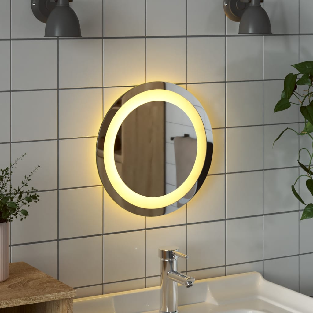 Badkamerspiegel LED rond 30 cm - AllerleiShop