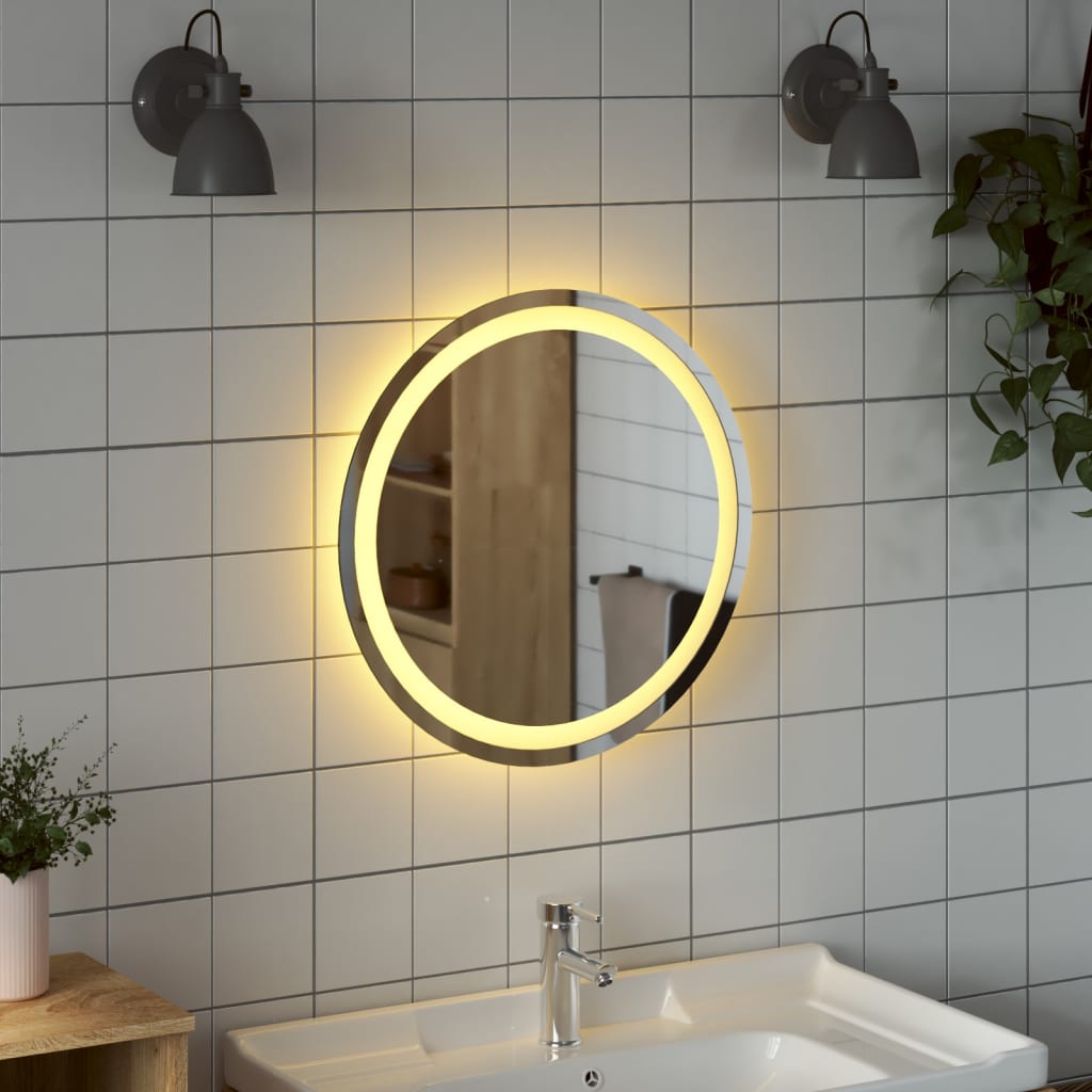 Badkamerspiegel LED rond 50 cm - AllerleiShop