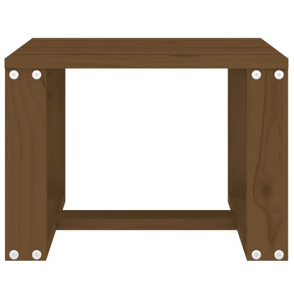 Tuinbijzettafel 40x38x28,5 cm massief grenenhout honingbruin - AllerleiShop