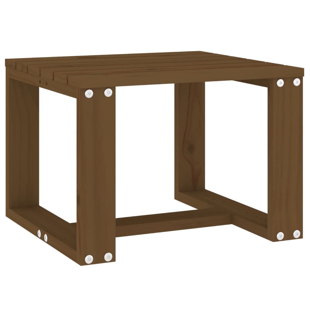 Tuinbijzettafel 40x38x28,5 cm massief grenenhout honingbruin - AllerleiShop