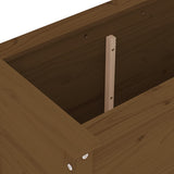 Plantenbak 82,5x40x78 cm massief grenenhout honingbruin - AllerleiShop