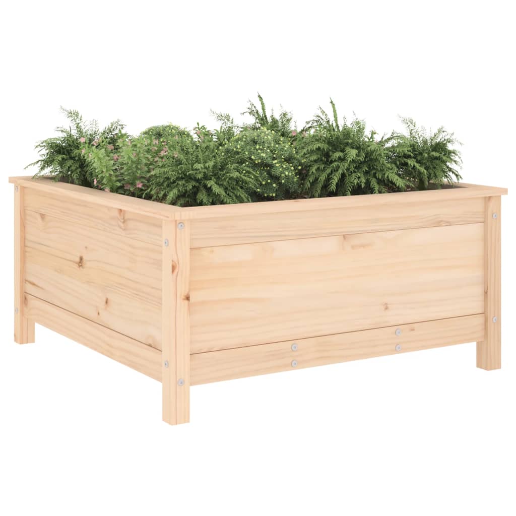 Plantenbak 82,5x82,5x39 cm massief grenenhout - AllerleiShop