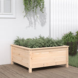 Plantenbak 82,5x82,5x39 cm massief grenenhout - AllerleiShop