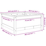 Plantenbak 82,5x82,5x39 cm massief douglashout - AllerleiShop