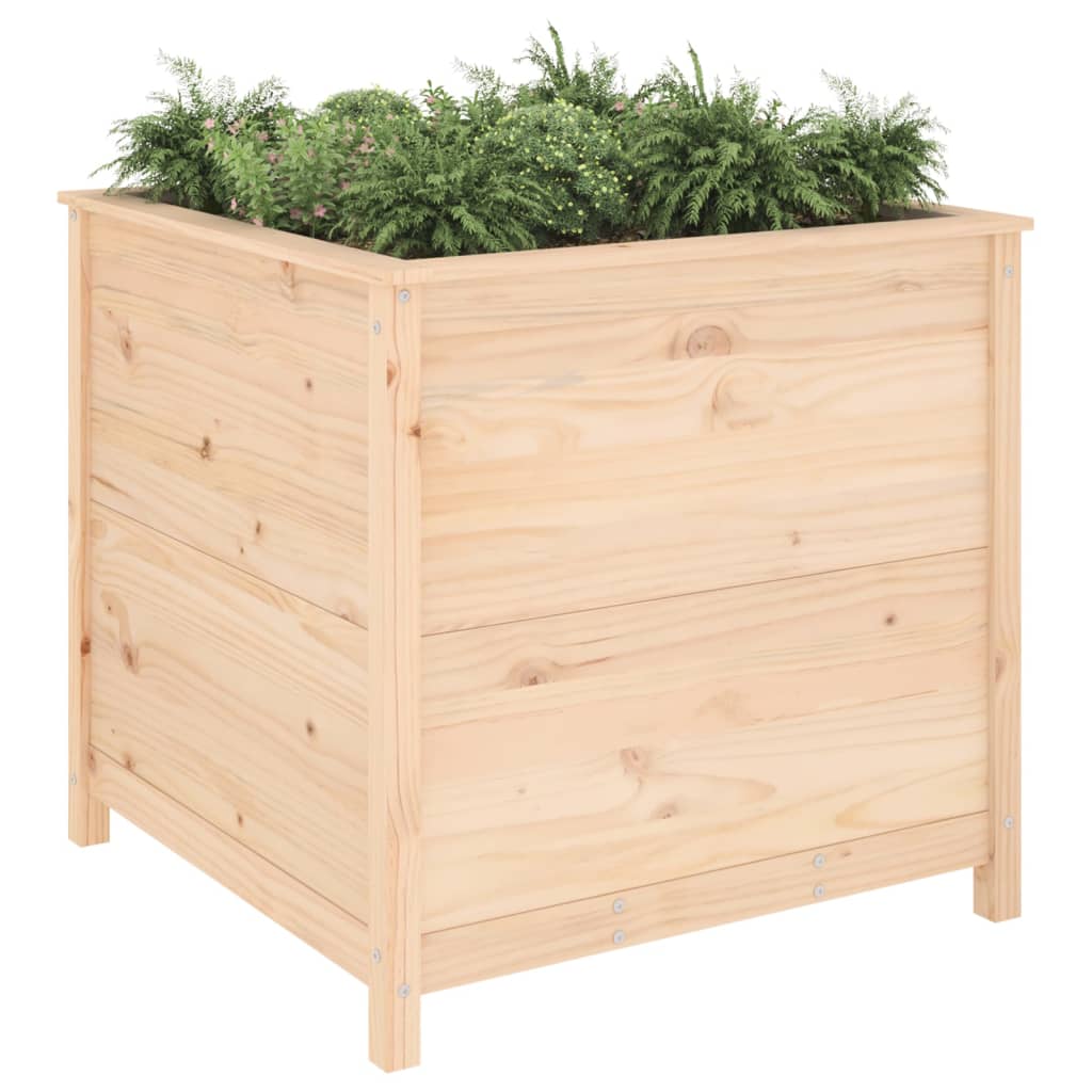 Plantenbak 82,5x82,5x78 cm massief grenenhout - AllerleiShop