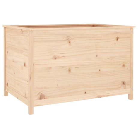 Plantenbak verhoogd 119,5x82,5x78 cm massief grenenhout - AllerleiShop