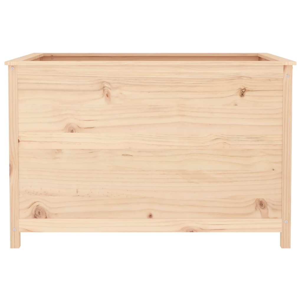 Plantenbak verhoogd 119,5x82,5x78 cm massief grenenhout - AllerleiShop