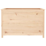 Plantenbak verhoogd 119,5x82,5x78 cm massief grenenhout - AllerleiShop