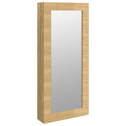 Sieradenkast met spiegel wandgemonteerd 30x8,5x67 cm - AllerleiShop