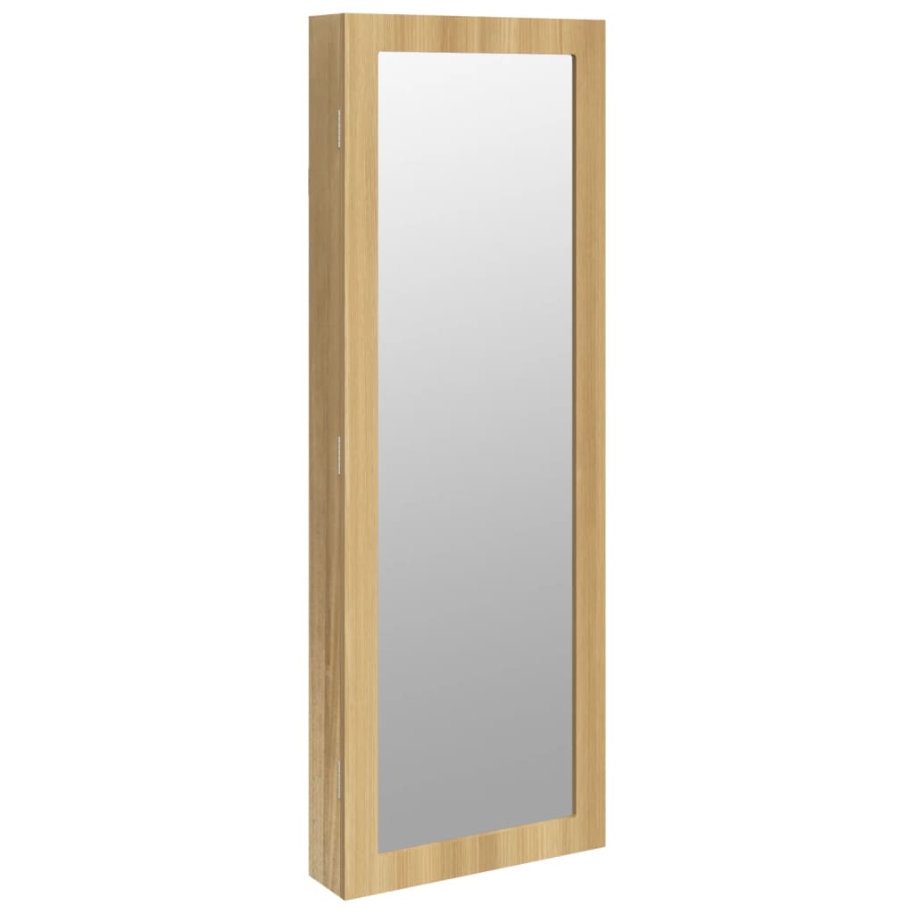 Sieradenkast met spiegel wandgemonteerd 37,5x10x106 cm - AllerleiShop