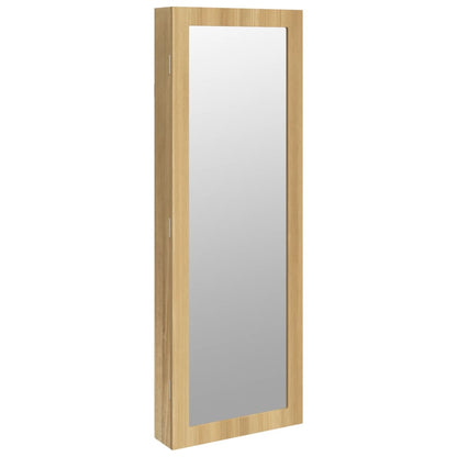 Sieradenkast met spiegel wandgemonteerd 37,5x10x106 cm - AllerleiShop