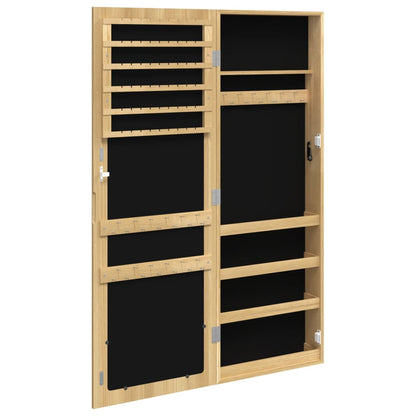 Sieradenkast met spiegel wandgemonteerd 37,5x10x106 cm - AllerleiShop