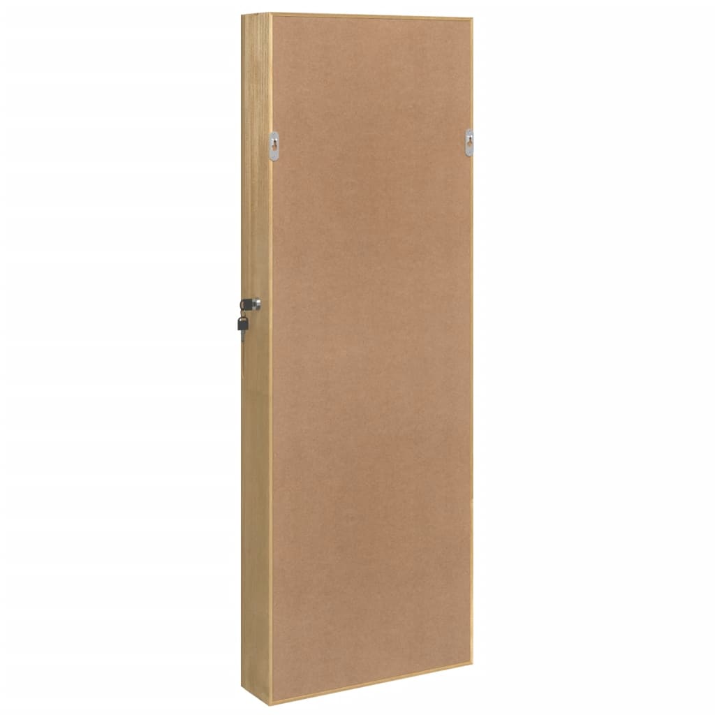 Sieradenkast met spiegel wandgemonteerd 37,5x10x106 cm - AllerleiShop