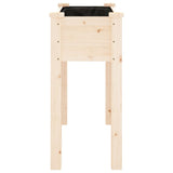 Plantenbak met voering 71x37x76 cm massief vurenhout - AllerleiShop