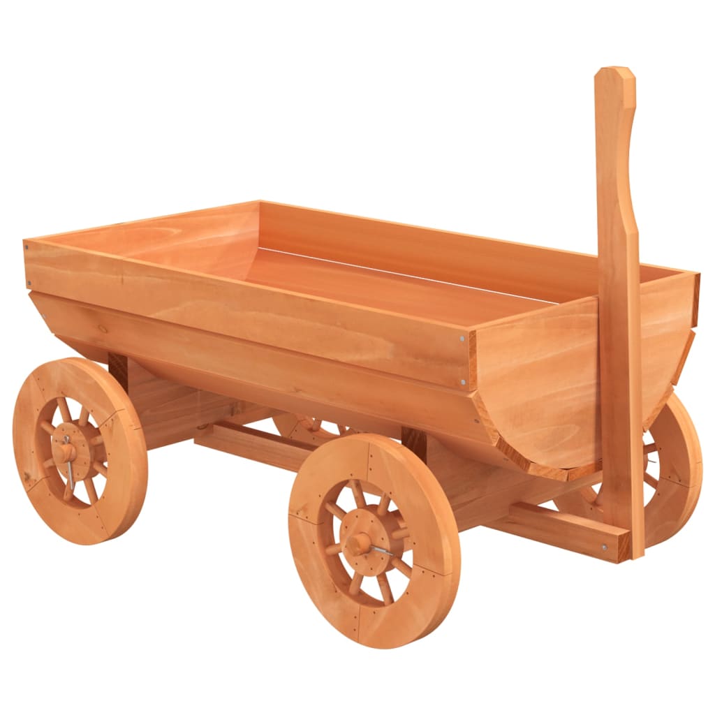 Wagen decoratief 70x43x54 cm massief vurenhout - AllerleiShop