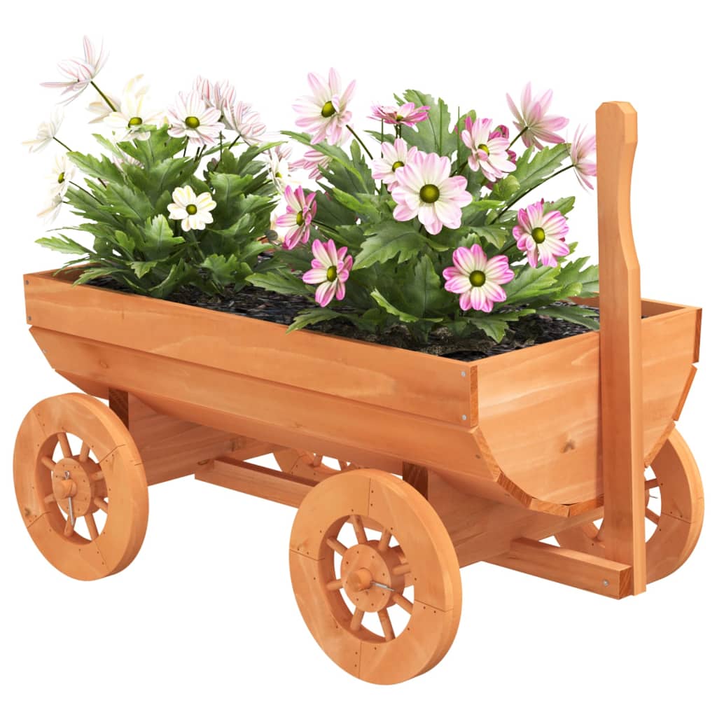 Wagen decoratief 70x43x54 cm massief vurenhout - AllerleiShop